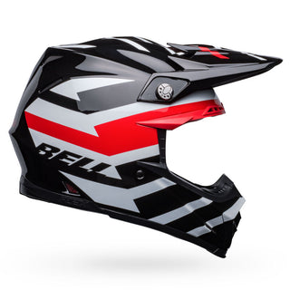 Bell Moto-9S Flex Helmet - Banshee Black/Red