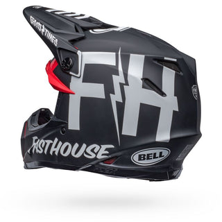 Bell Moto-9S Flex Helmet - Flex Fasthouse Tribe Matt/Gloss Black/White