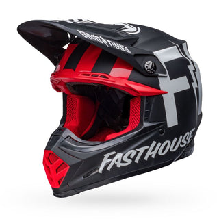 Bell Moto-9S Flex Helmet - Flex Fasthouse Tribe Matt/Gloss Black/White