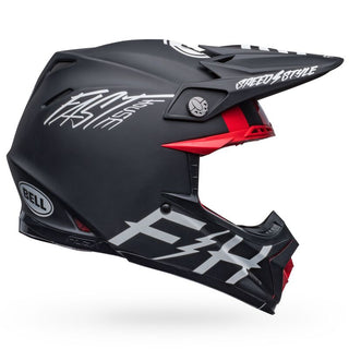 Bell Moto-9S Flex Helmet - Flex Fasthouse Tribe Matt/Gloss Black/White