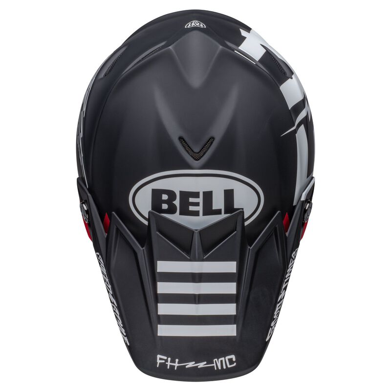 Bell Moto-9S Flex Helmet - Flex Fasthouse Tribe Matt/Gloss Black/White
