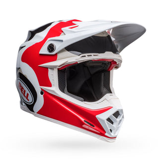 Bell Moto-9S Flex Helmet - Hello Cousteau Reef Gloss White/Red