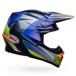 Bell Moto-9S Flex Helmet - Pro Circuit 23 Silver/Matt Flake