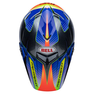 Bell Moto-9S Flex Helmet - Pro Circuit 23 Silver/Matt Flake