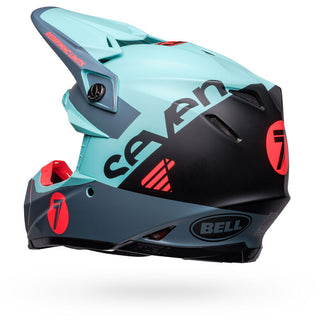 Bell Moto-9S Flex Helmet - Seven Vanguard Le Matt Aqua Black