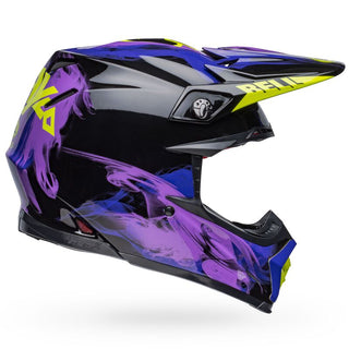 Bell Moto-9S Flex Helmet - Slayco Black/Purple