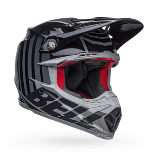 Bell Moto-9S Flex Helmet - Sprint Matt/Gloss Black/Grey