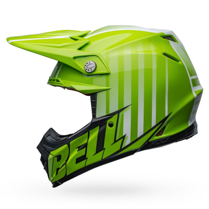 Bell Moto-9S Flex Helmet - Sprint Matt/Gloss Green/Black