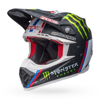 Bell Moto-9S Flex Helmet - Tomac Rep 22 Matt Black/White