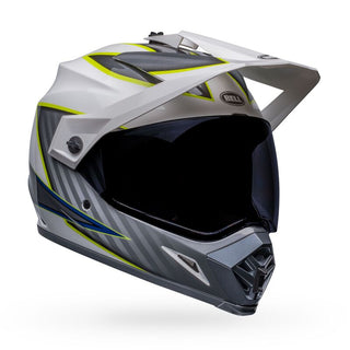 Bell MX-9 Adventure MIPS Helmet - Dalton White/H-Viz Yellow