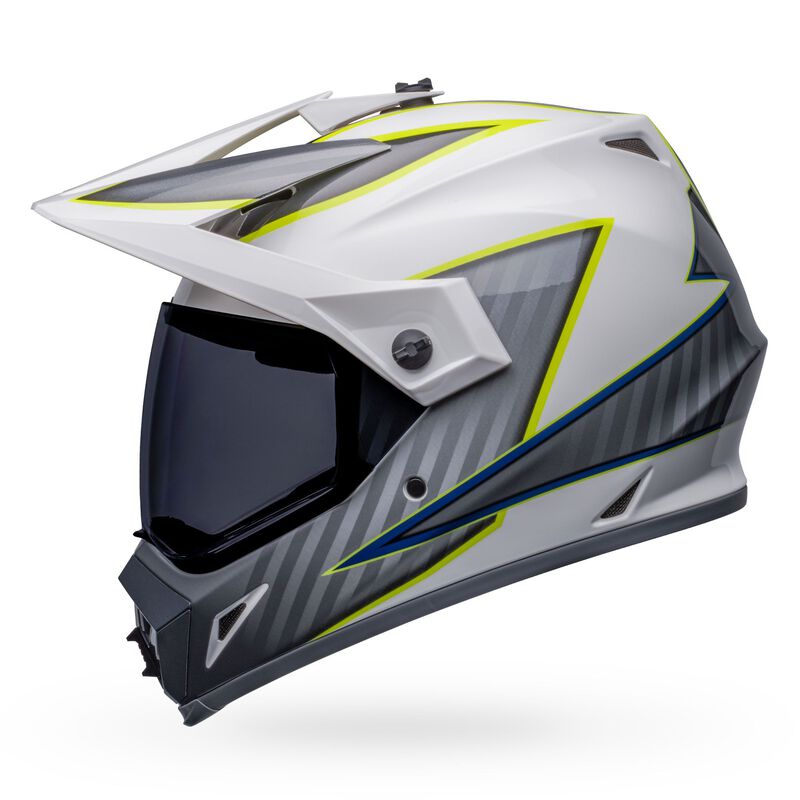 Bell MX-9 Adventure MIPS Helmet - Dalton White/H-Viz Yellow