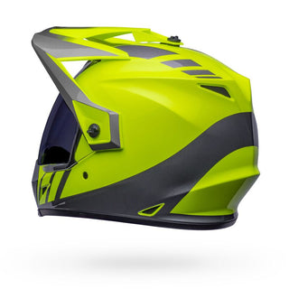 Bell MX-9 Adventure MIPS Helmet - Dash Hi-Viz/Yellow Grey