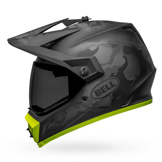 Bell MX-9 Adventure MIPS Helmet - Stealth Camo Matt Black/Hi-Viz