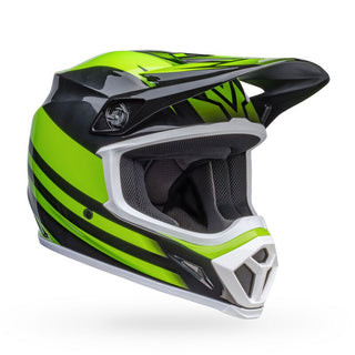 Bell MX-9 MIPS Helmet - Disrupt Black/Green