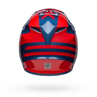 Bell MX-9 MIPS Disrupt Helmet - True Blue/Red