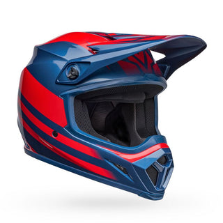 Bell MX-9 MIPS Disrupt Helmet - True Blue/Red