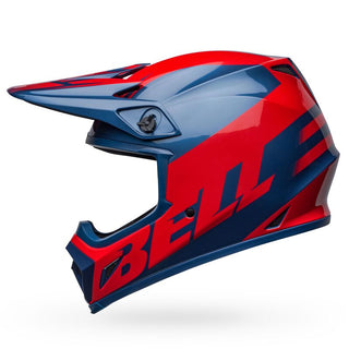 Bell MX-9 MIPS Disrupt Helmet - True Blue/Red