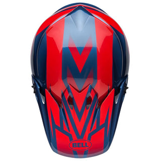 Bell MX-9 MIPS Disrupt Helmet - True Blue/Red