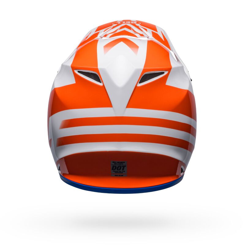 Bell MX-9 MIPS Disrupt Helmet - White/Orange