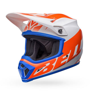 Bell MX-9 MIPS Disrupt Helmet - White/Orange