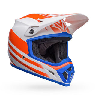 Bell MX-9 MIPS Disrupt Helmet - White/Orange