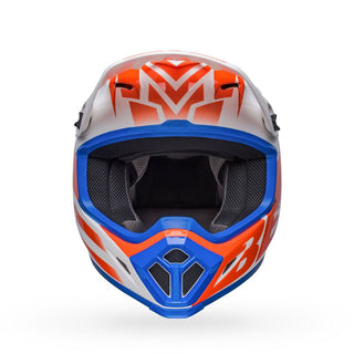 Bell MX-9 MIPS Disrupt Helmet - White/Orange