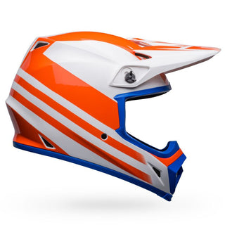 Bell MX-9 MIPS Disrupt Helmet - White/Orange