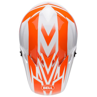 Bell MX-9 MIPS Disrupt Helmet - White/Orange