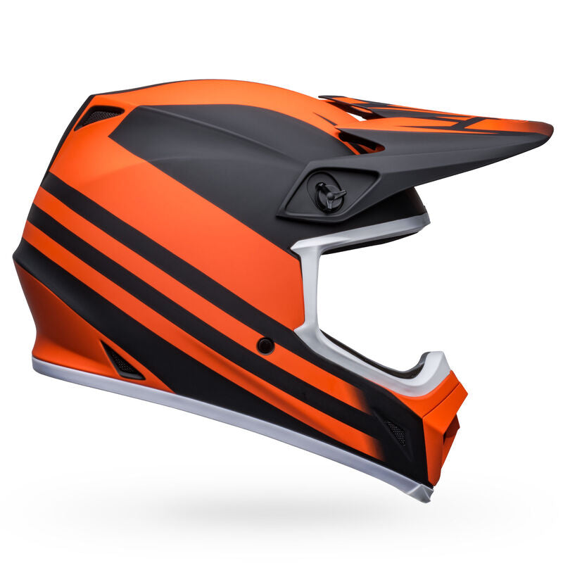 Bell MX-9 MIPS Dirt Helm – Offroad-Motorradhelm, Mattschwarz/gelb, DOT-zertifiziert, Größe X-Large