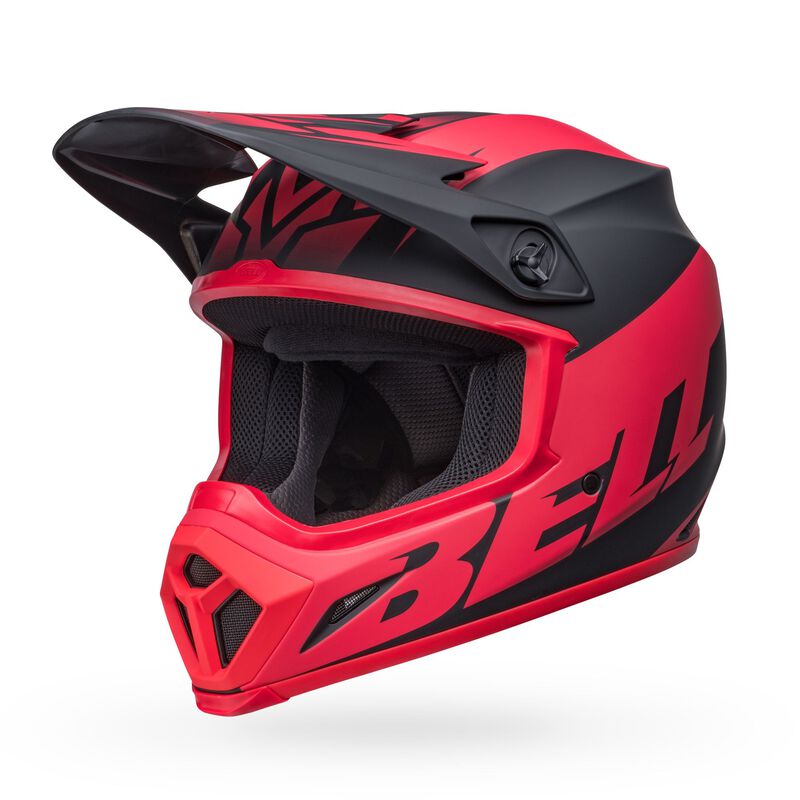 BELL MX-9 MIPS Helmet - Disrupt Matt Black/Red