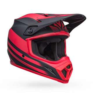 BELL MX-9 MIPS Helmet - Disrupt Matt Black/Red