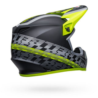 Bell MX-9 MIPS Helmet - Offset Matt Black/Hi-Viz Yellow