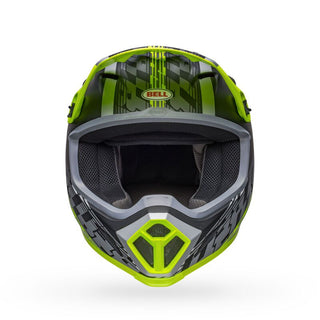 Bell MX-9 MIPS Helmet - Offset Matt Black/Hi-Viz Yellow