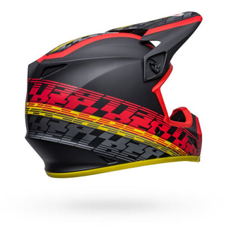 Bell MX-9 MIPS Helmet - Offset Matt Black/Red