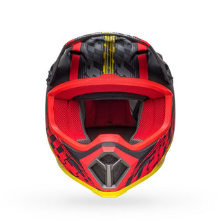 Bell MX-9 MIPS Helmet - Offset Matt Black/Red