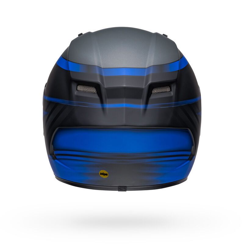 Bell Qualifier Dlx Mips Helmet - Raiser Matt Black/Blue