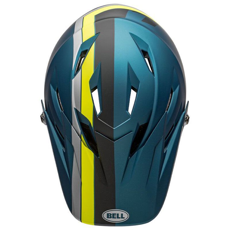 Bell Sanction Helmet - Matt Blue/Hi-Viz