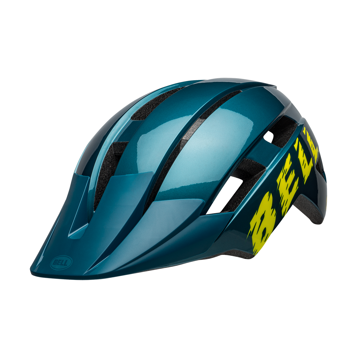 Bell Sidetrack II Helmet - Blue/Hi-Viz