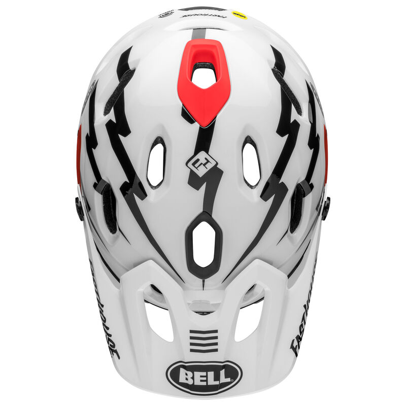 Bell Super DH Spherical MIPS Helmet - Matt Black/White Fasthouse