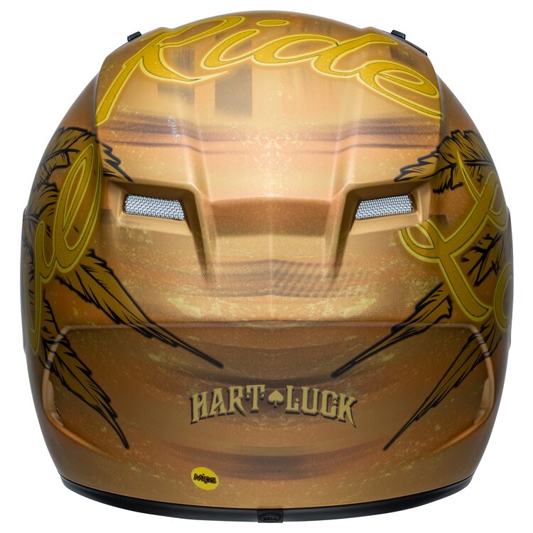 Bell Qualifier DLX MIPS Hartluck Live Helmet - Matt Gold