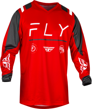 Fly Racing 2024 F-16 Jersey - Red Charcoal White