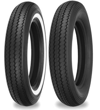 Shinko E240 White Wall 100/90-19 63H T/L Cruiser Front Tyre