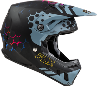 Fly Racing Formula Cc Tektonic Helmet - Matt Black Slate Blue