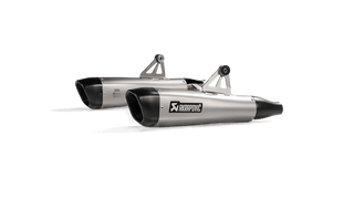 Akrapovic Triumph Bonneville T100 17>20 Slip-On Line (Titanium)