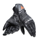 Dainese Carbon 4 Long Leather Gloves - Black/Black/Black