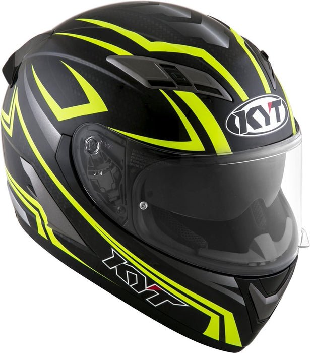 KYT Falcon 2 Essential Helmet - Yellow Fluro