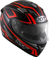 KYT Falcon 2 Essential Helmet - Red Fluro