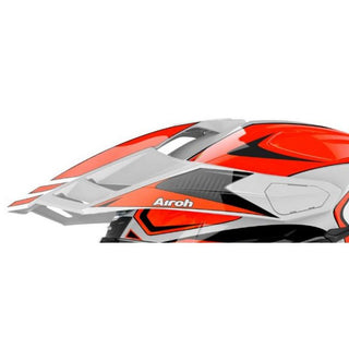 Airoh Commander Replacement Peak - Carbon Red Gloss