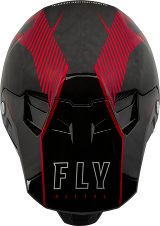 Fly Racing Youth Formula Carbon Tracer Helmet - Red Black