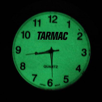 Tarmac Waterproof Super Glow Clock For 7/8 And 1-1/8 Handlebar - Chrome